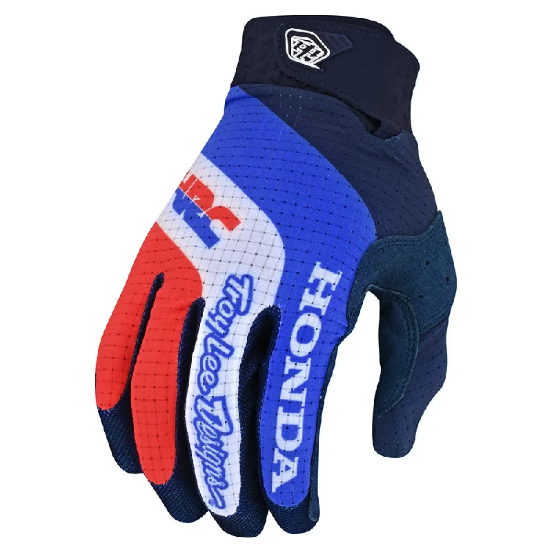 Lightweight ski glove liners-Air Glove Honda Red