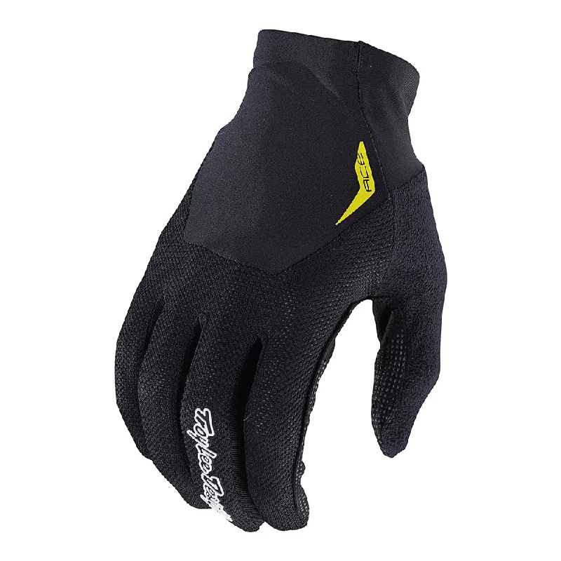 Compact ski sock liners for teens-Ace Glove Mono Black