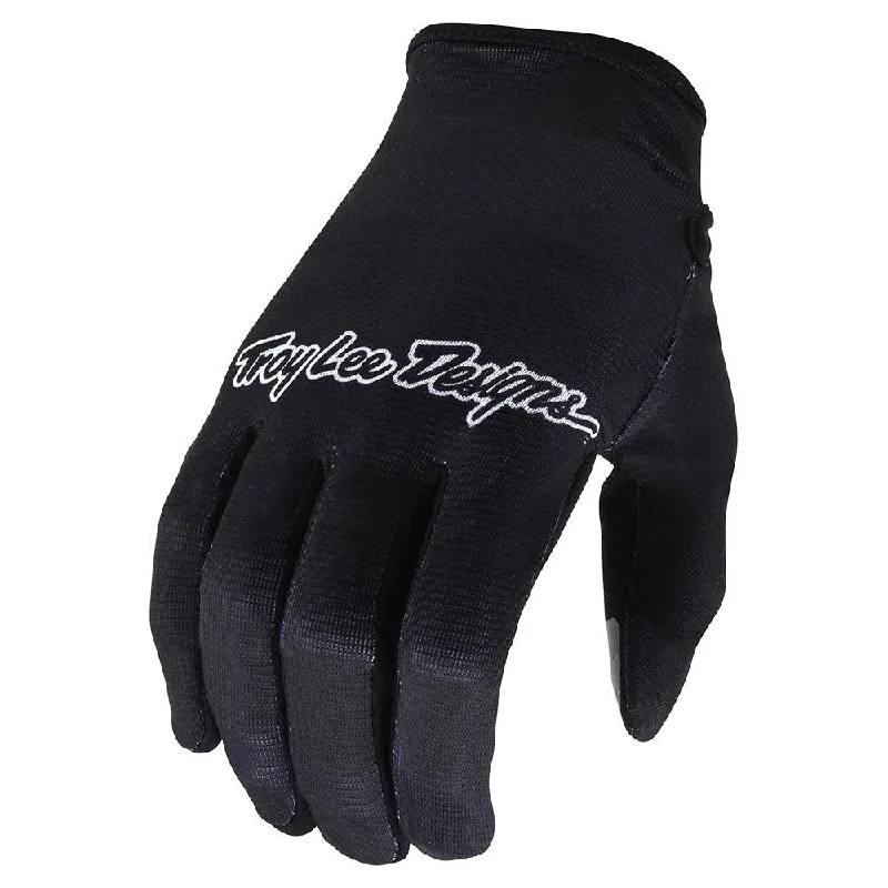 Designer ski masks-Flowline Glove Solid Black