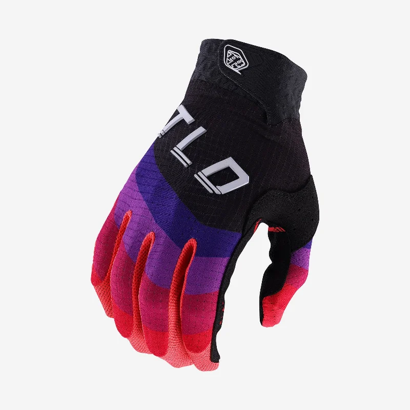 Affordable ski gloves for racing-Air Glove Reverb Black / Glo Red