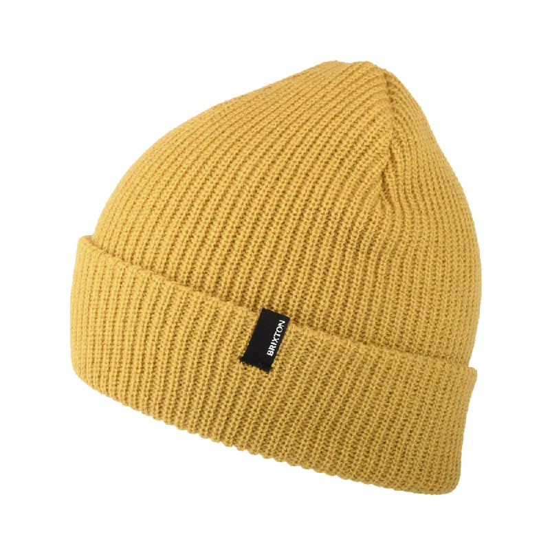 Lightweight ski boot heaters-Brixton Hats Heist Cuffed Beanie Hat - Dijon