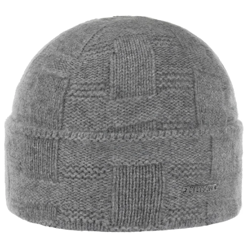 High-performance ski pole straps-Fintona Cashmere Beanie Hat by Stetson