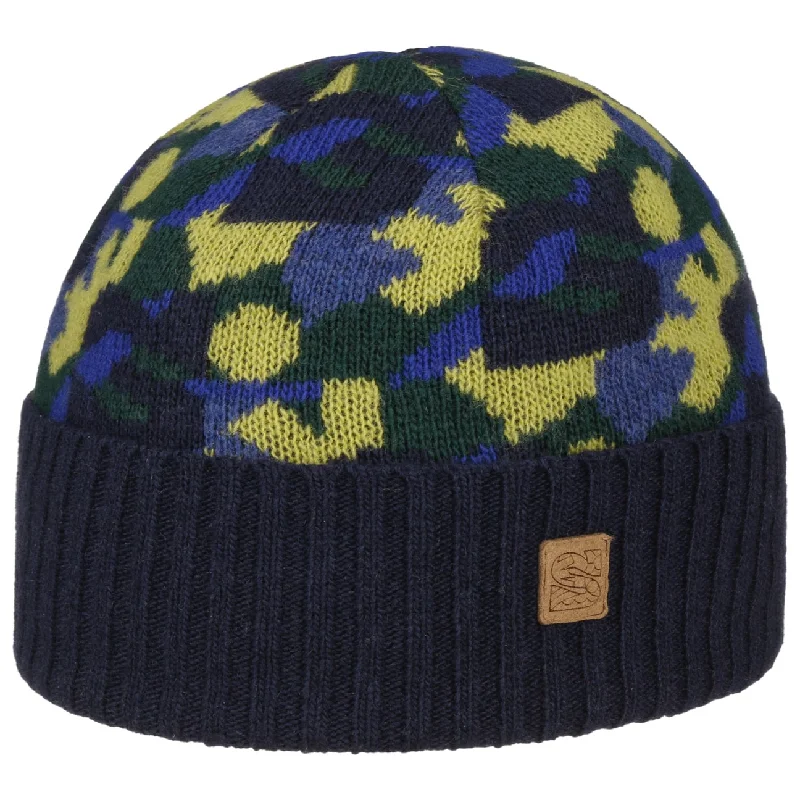 Designer ski boot heaters-Jacquard x The Feebles Beanie Hat by Stetson