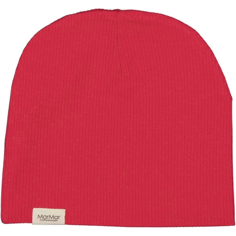 Affordable ski gloves for beginners-MarMar Modal Red Currant Beanie