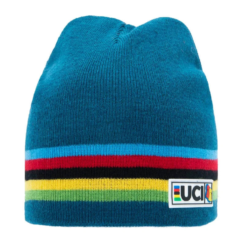 Designer ski backpacks for pros-UCI Navy Beanie