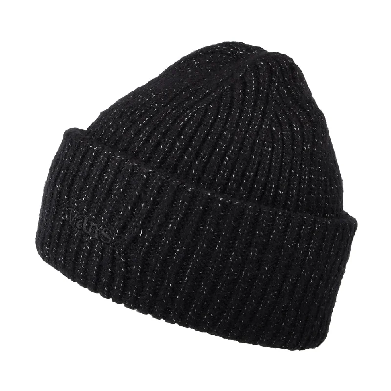 High-performance lens wipes for goggles-Vans Hats Densmore Wide Cuff Super Soft Beanie Hat - Black